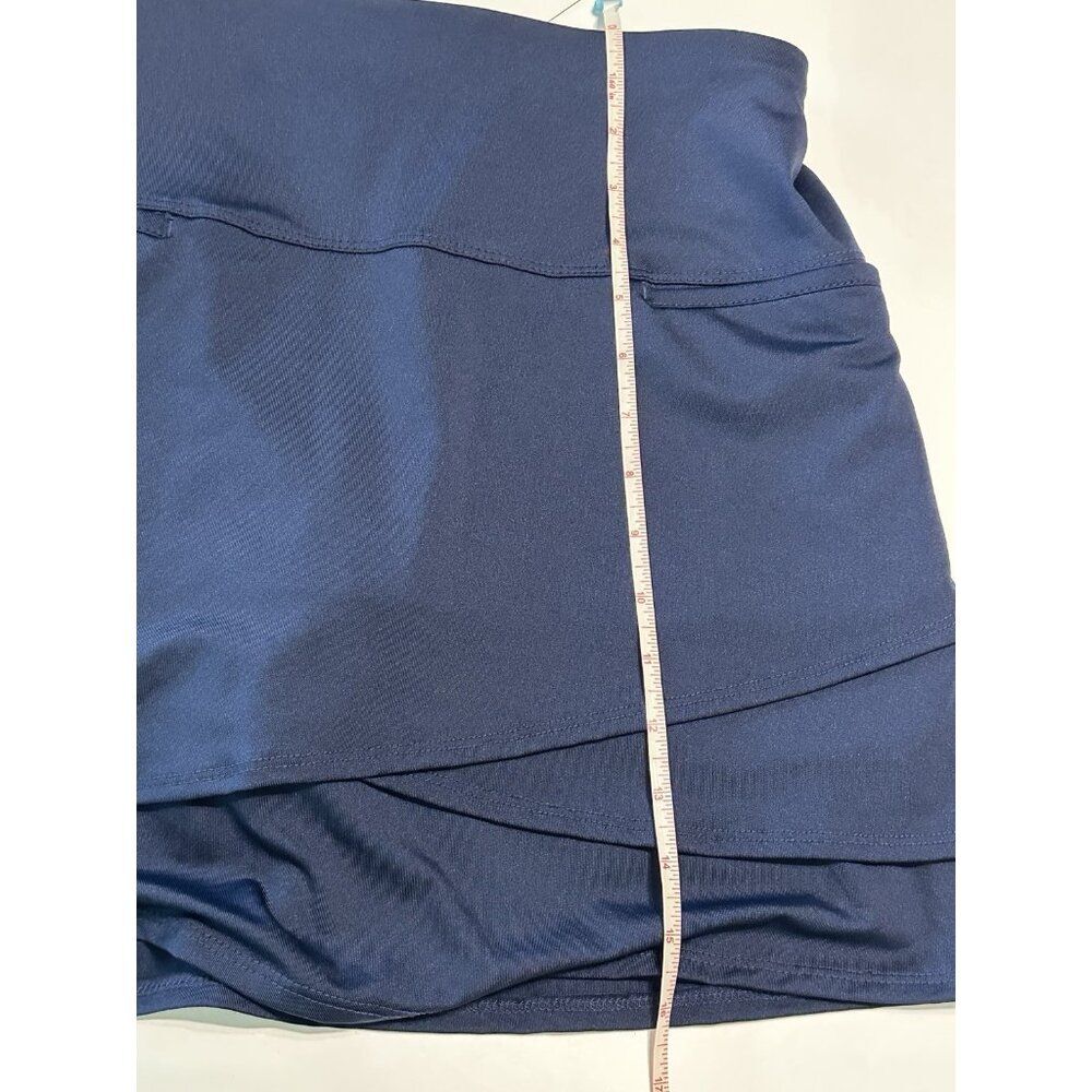 lucky in love Ladies Sz S Tennis Golf pickleball skort Stretch pull on Navy Blue - Picture 4 of 6